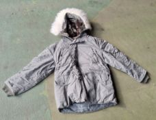 2x Grey parka N-3B extreme cold weather size Medium