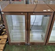 Capital Prem 2 double door bottle cooler - 50x91x90cm