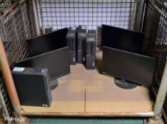 4x Lenovo Thinkcentre Computer Unit + Monitor