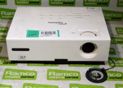 Optoma Ex532 DLP projector, 100/240V 50/60Hz L28 x W21 x H9cm