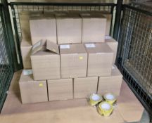 Black and Yellow flagging tape 50mm x 33M - 6 per box - 30 boxes
