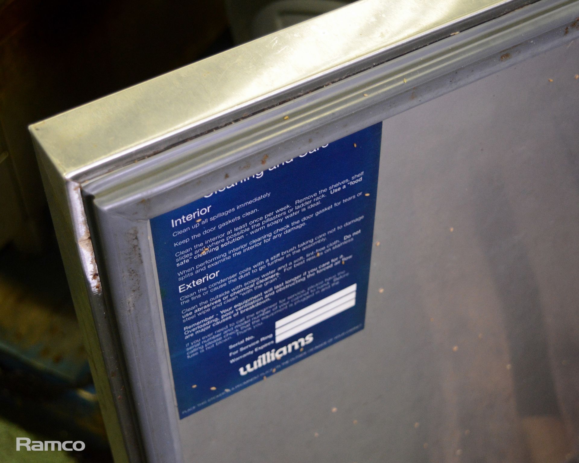 Williams LP5SCSS undercounter fridge - 60x61x81cm - Image 4 of 5