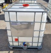 Schultz 1000 Litre IBC container - with frame