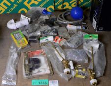 Various locks, bathroom & electrical parts