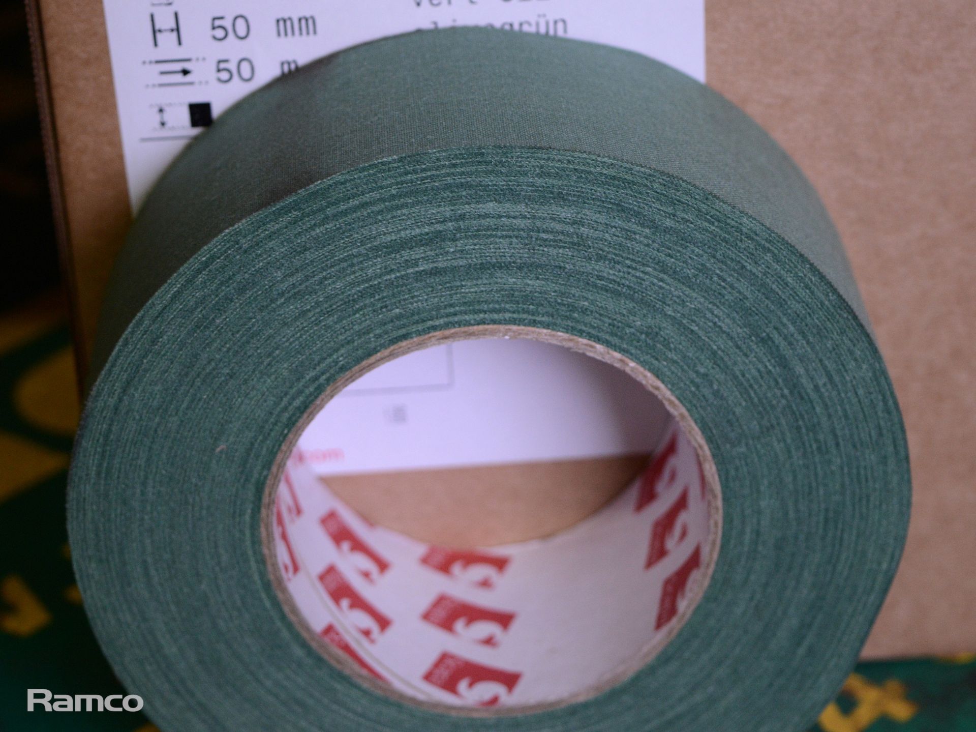 Scapa Cloth Adhesive Tape Olive Green 16 Roll Per Box L50 xW50mm - 1 box - Image 2 of 2