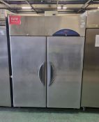Williams HG2TSS st/st upright double fridge chiller - L140xW83xH206cm