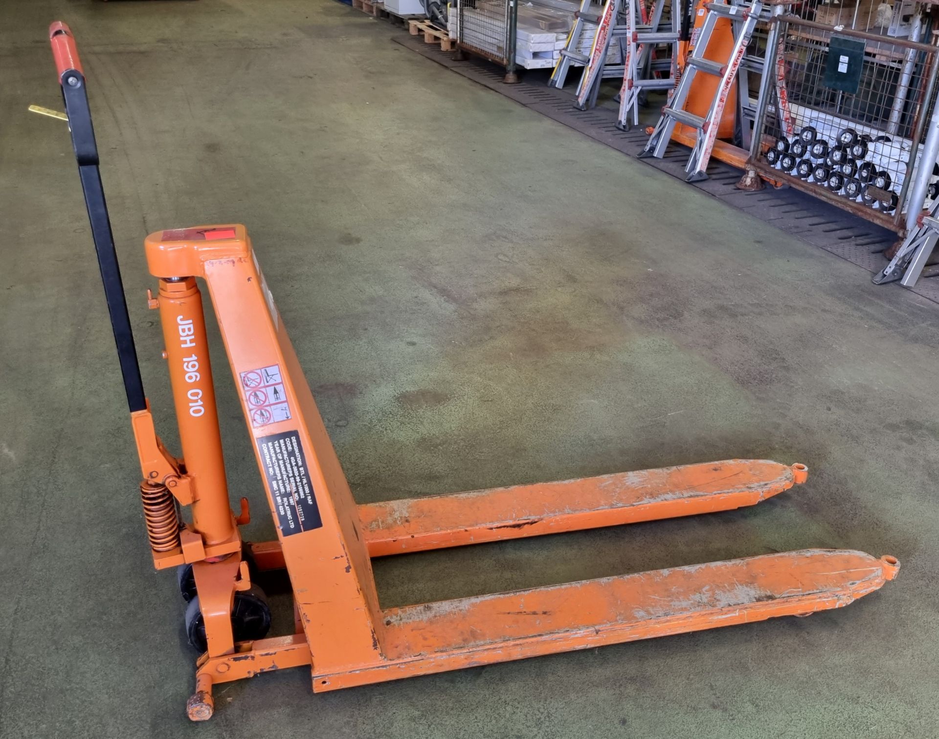 Rolatruc ltd 1997 BT High Lifter pallet truck - 170x57x130cm - Image 2 of 5