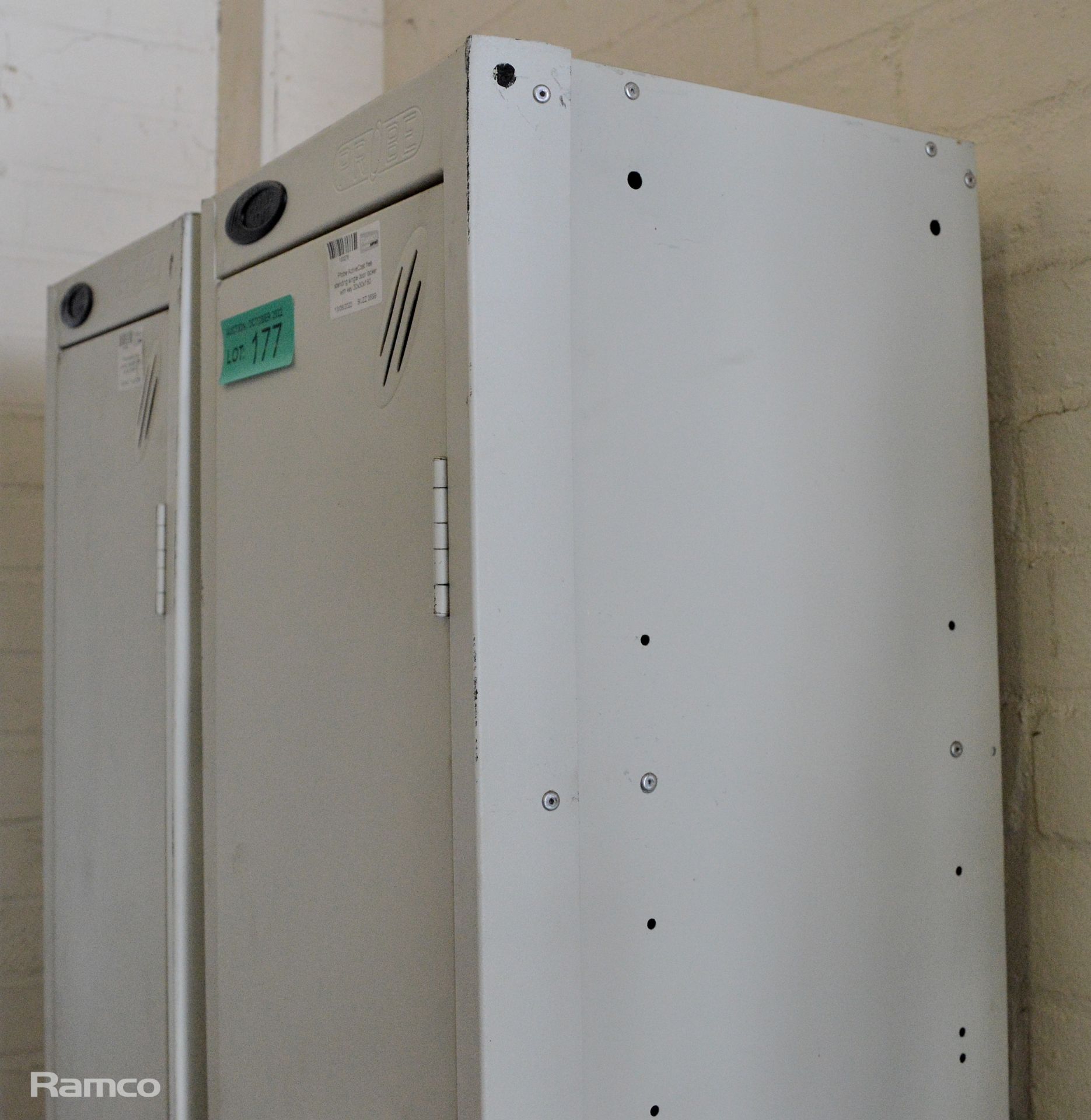 2x Probe Active Coat free standing single door locker - no keys 30x30x180 - Image 3 of 4