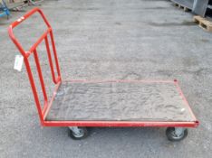 Red Removal and Moving Trolley - Trolley Size: 125x70cm