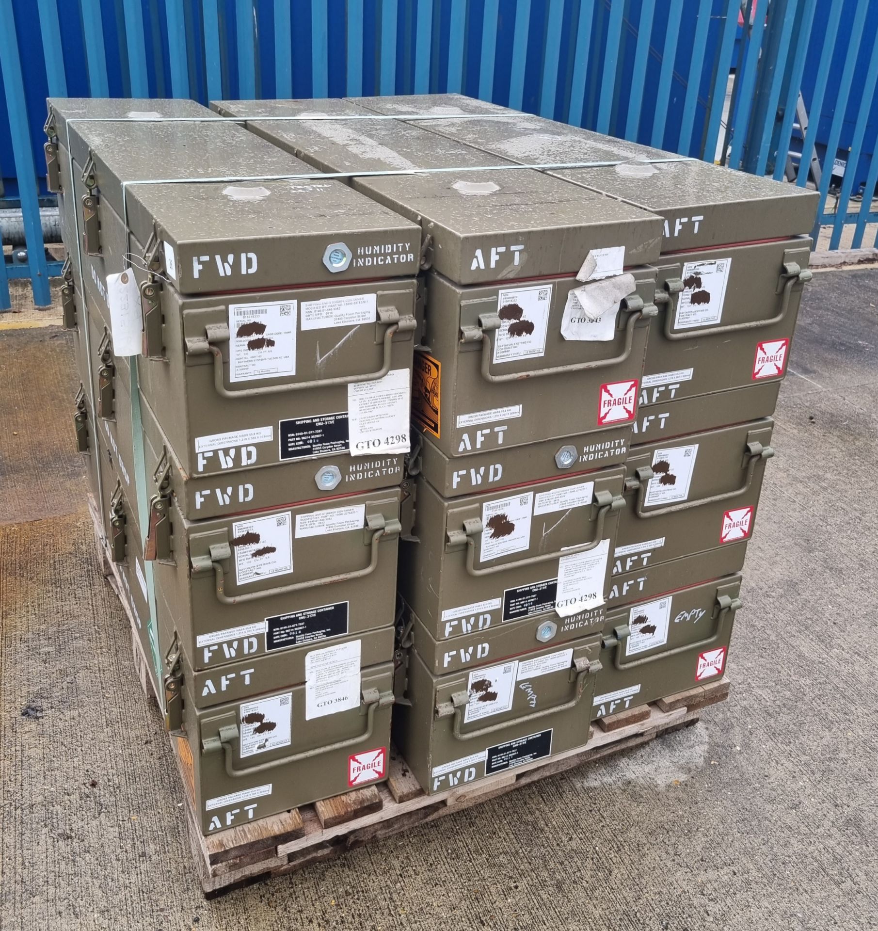 9x Metal Storage Boxes - L1220 x D305 x H305mm - NSN 8140-01-546-3352 - Image 2 of 2
