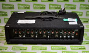 Pulse PMH200 4-Channel PA Mixer Amplifier 250V 50Hz L48 x W27 x H14cm