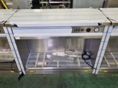 Parry PC140 heated pie cabinet - 113x47x92cm