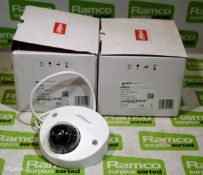 2x Dahua 4MP - 2.8MM FIXED LENS IP cameras for mobile video recording systems - model IPC-HDBW4431FP