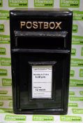 Replica Post Box - Black