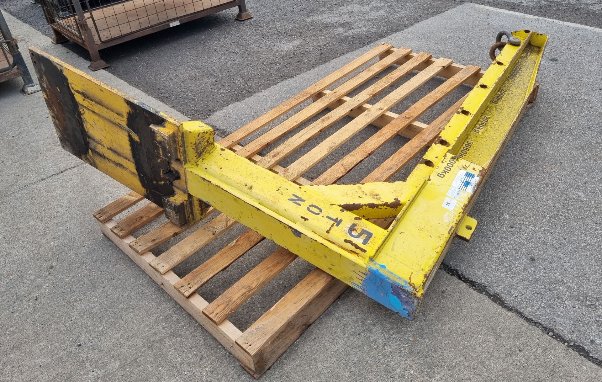 Contact jib arm forklift attachment 5 ton capacity - 185x52x166cm - Image 5 of 5