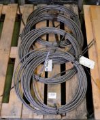 4x Tirfor winch cables