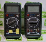 2x Rapid 318 DMM Digital Multimeters