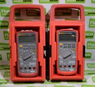 2x Fluke 87V-EX True RMS multimeter