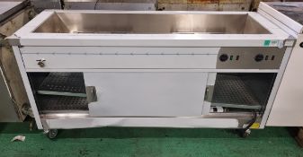 Parry HOT18BM hot cupboard with bain marie top - 180x65x90