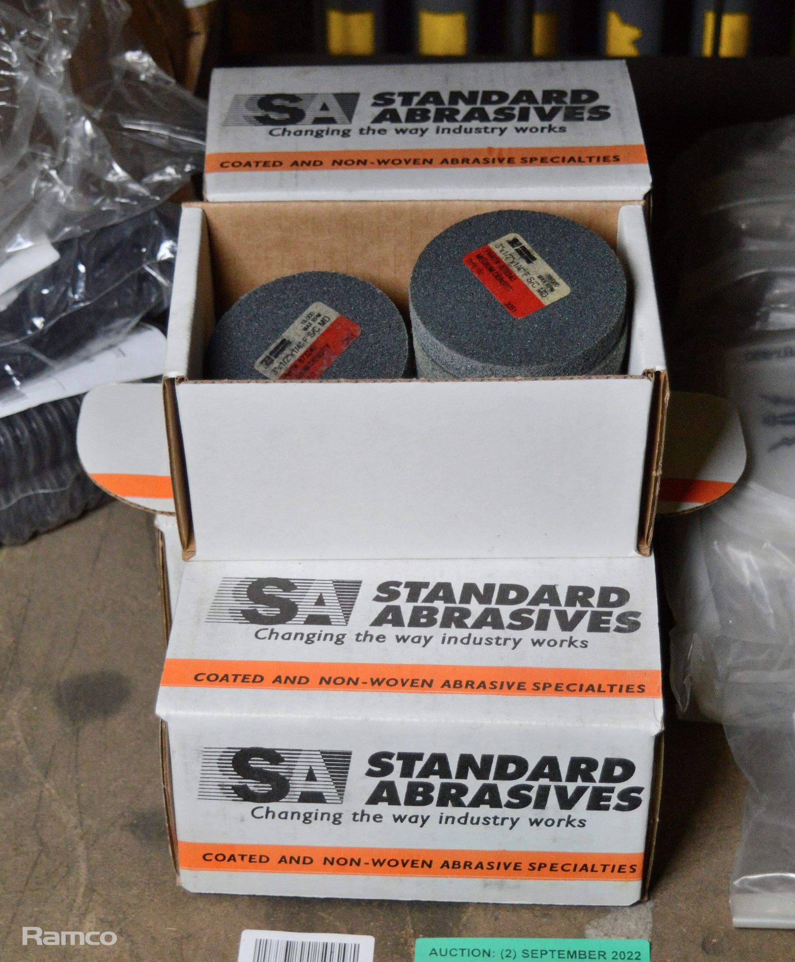 Standard Abrasives 700 series abrasive stone discs - 5 boxes - 10 discs per box