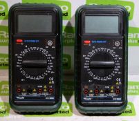 2x Rapid 318 DMM Digital Multimeters