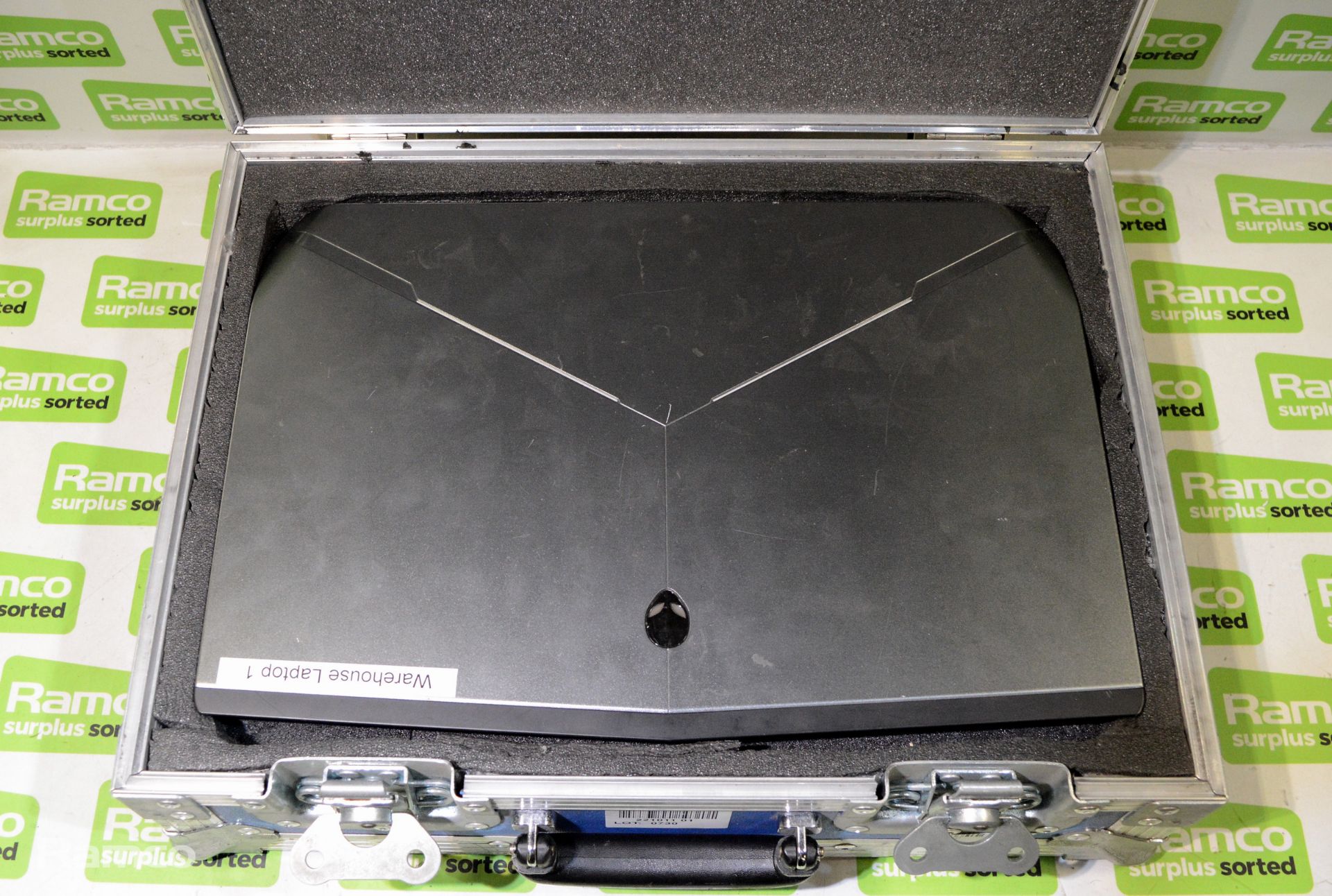 Alienware 15 R2 P42F 15.6" laptop in foam padded carry flight case - Image 2 of 5