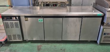 4 door fridge & counter unit