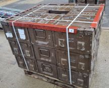 24x F631 MK1 Ammo tins - 210kg