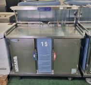 Socamel Multiserv Senior 1208222010 Mobile Hot + Cold Food Service Trolley 124x72x137cm