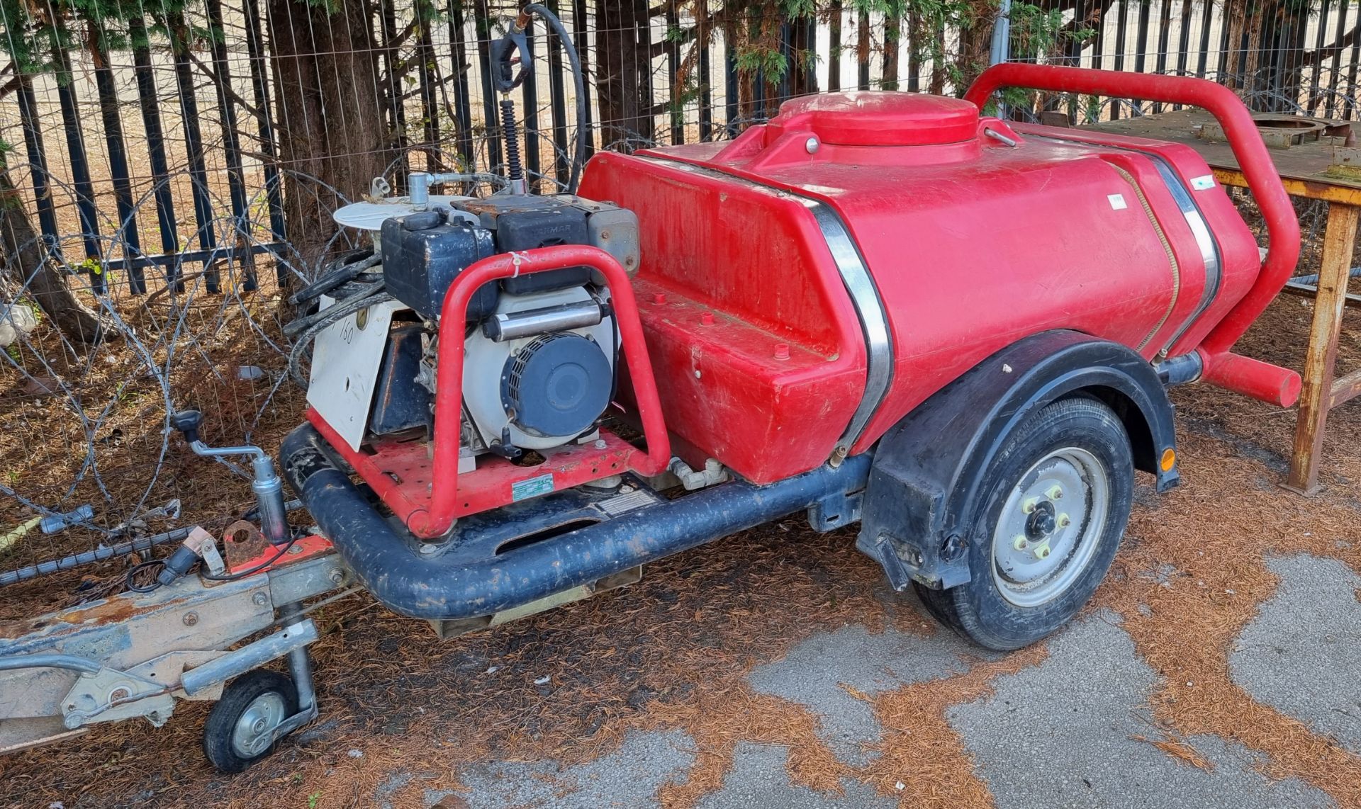 1000 Litre Brendon Bowser Diesel Power Washer with Yanmar Engine - Towable - Image 2 of 9