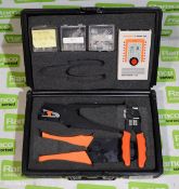 Terminal block Crimping set