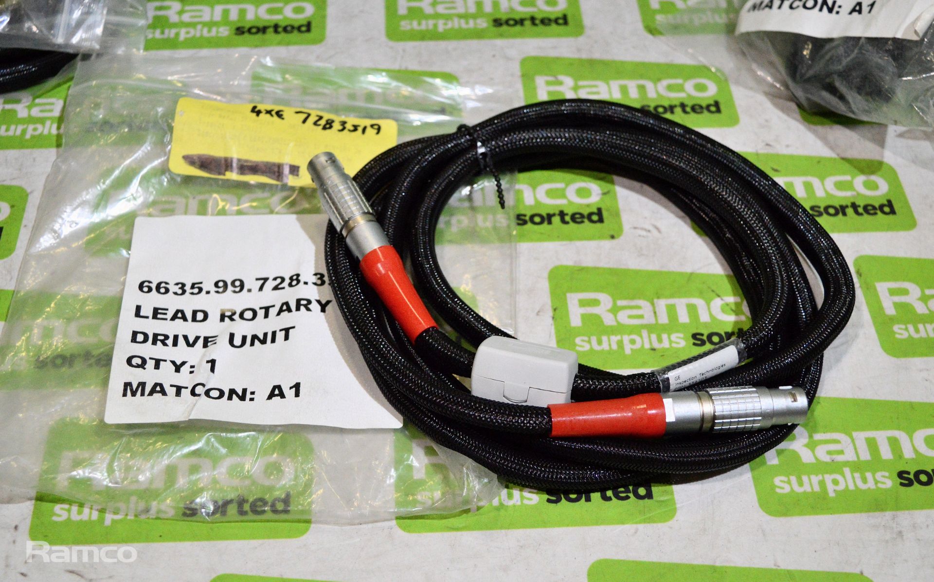 7x Lead Rotary drive unit cables - NSN 6635.99.728.3519 & 3x cable assemblies - NSN 6150.99.648.0462 - Image 4 of 5