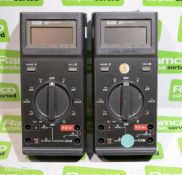 2x Fluke 25 Multimeter Units