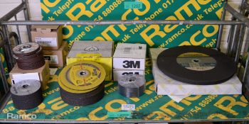 Various cutting discs - Roebuck, Bosch, Klingspor, 3M & Flexovit