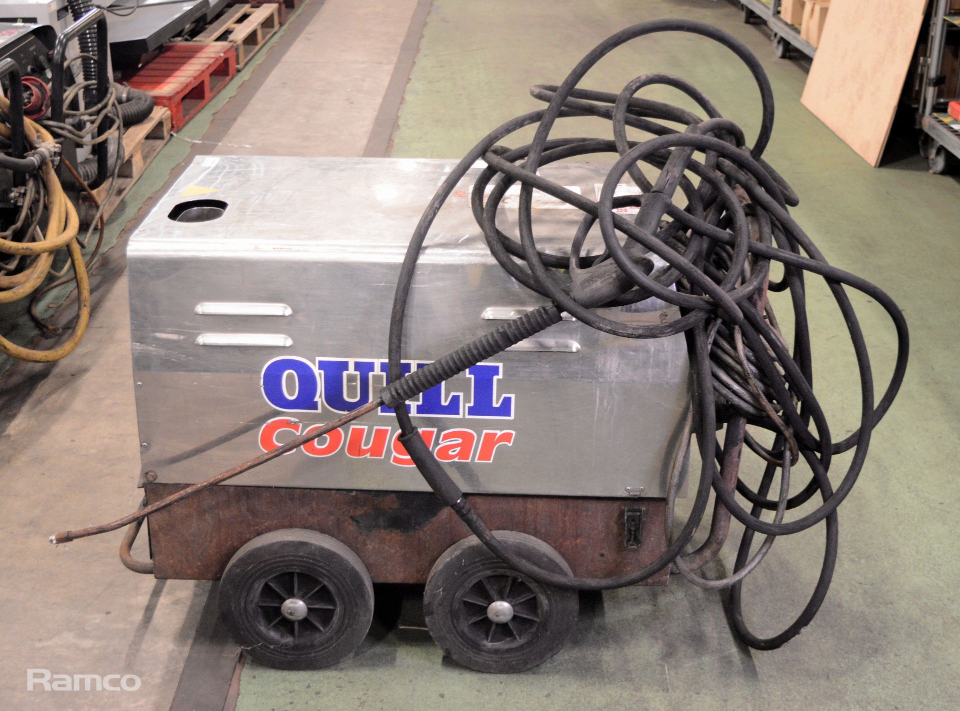 Quill Cougar MK8 diesel pressure washer - 117x65x77cm
