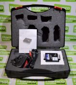 Floureon mini HD media player in hard carry case