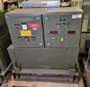 Newton Derby Ltd single output 30 kVA frequency converter - serial no: FKR218008
