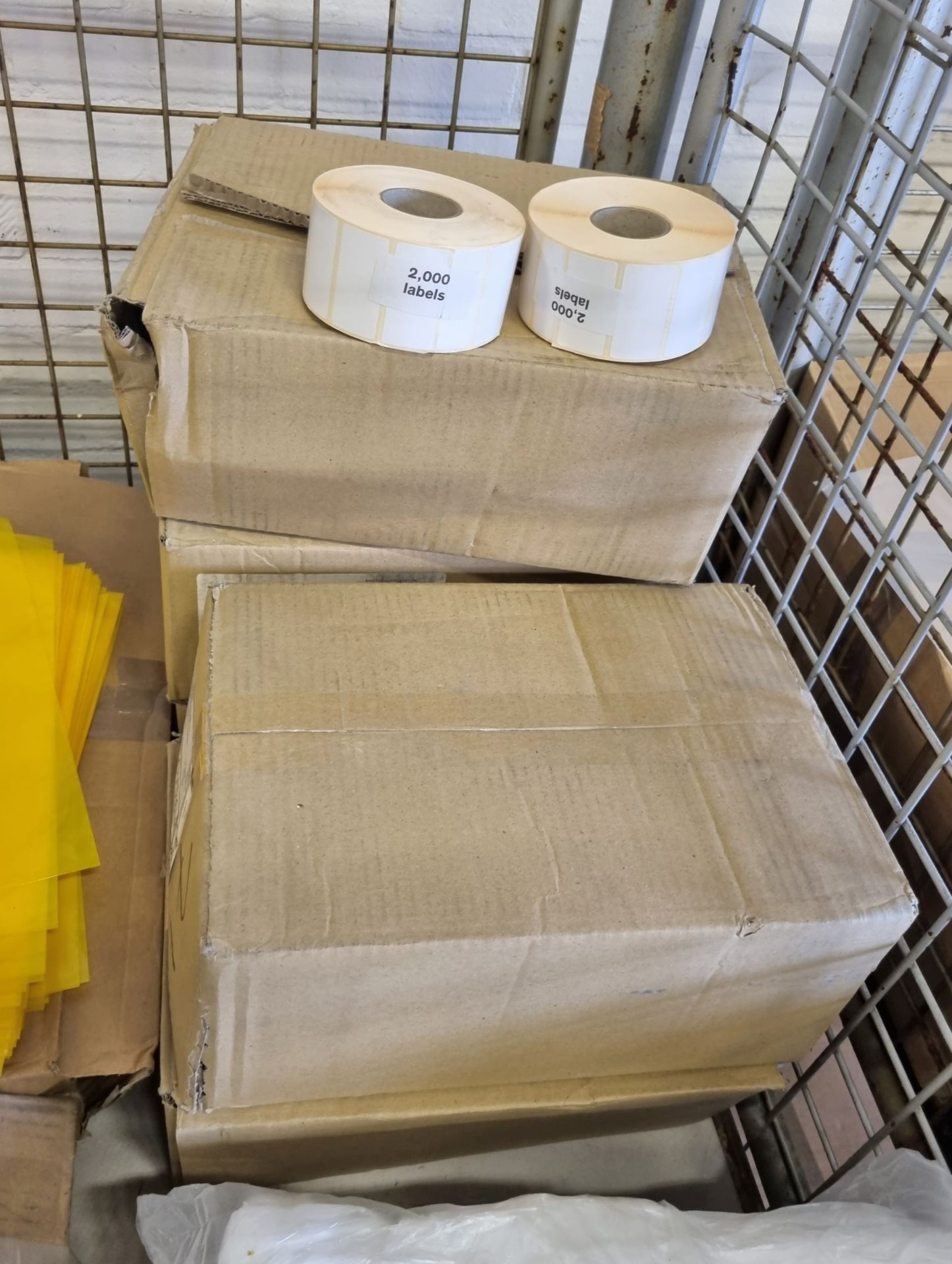 Swing bin liners, rolls of white sticky labels - Image 9 of 10