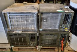 4x Dantherm Air handling AC-M5 W Container cooler 230V 50Hz