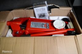 Clarke CTJ3QLG 3-tonne quick lift trolley jack