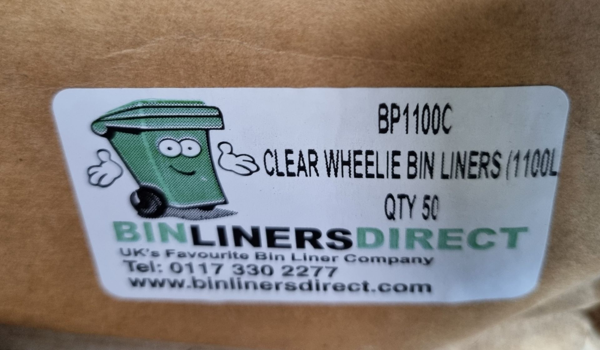 Heavy duty wheelie bin liners - 9 boxes - Image 2 of 2