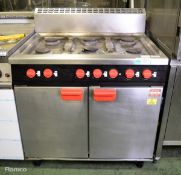 Bartlett & Son F18G/911 6 burner gas oven - 90x74x110cm