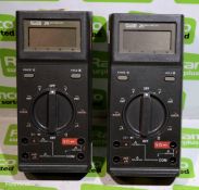 2x Fluke 25 Multimeter Units