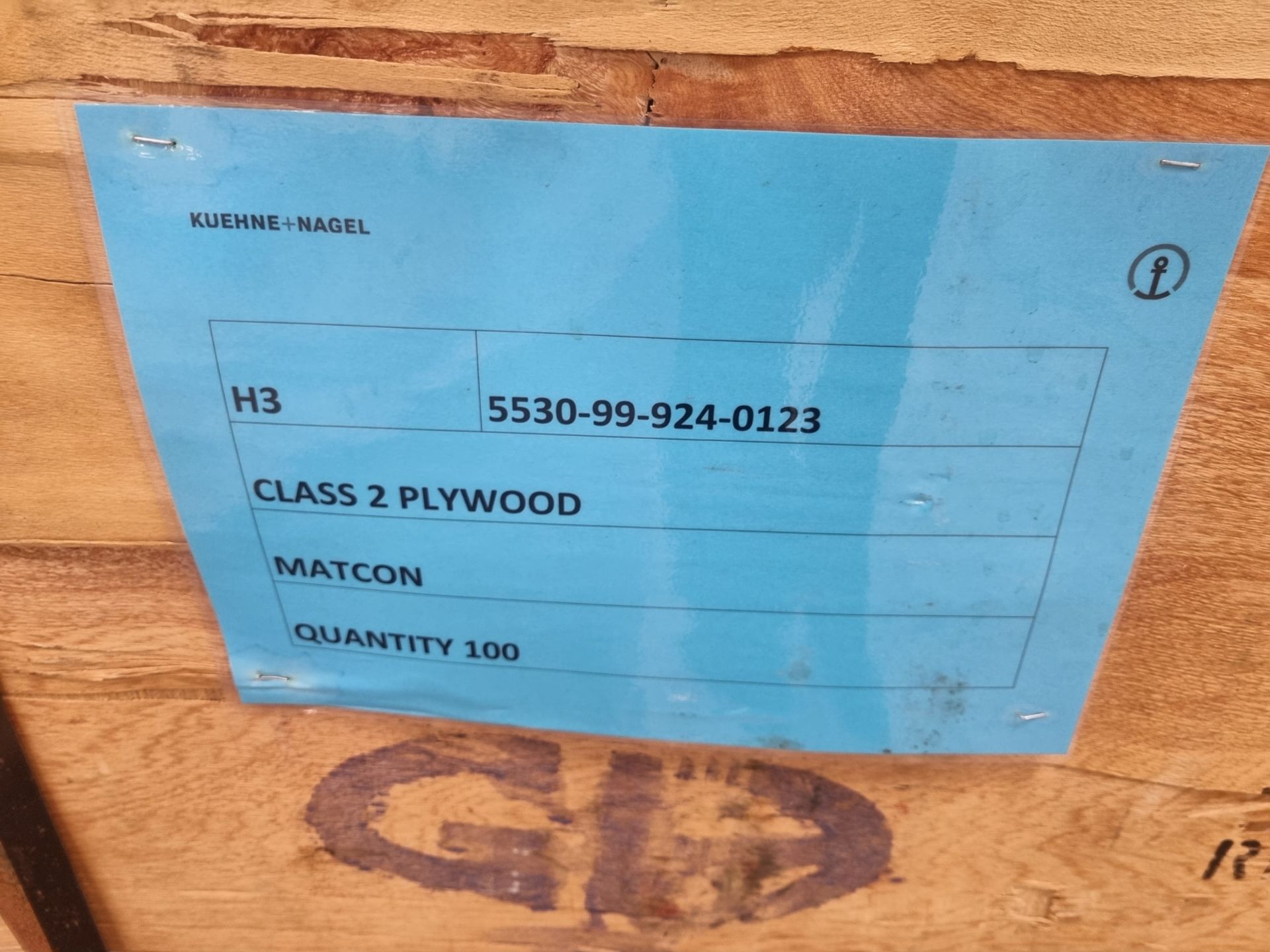 Pallet of 9mm Class 2 plywood - 8x4ft (244x122cm) - 100 sheets - Image 2 of 3