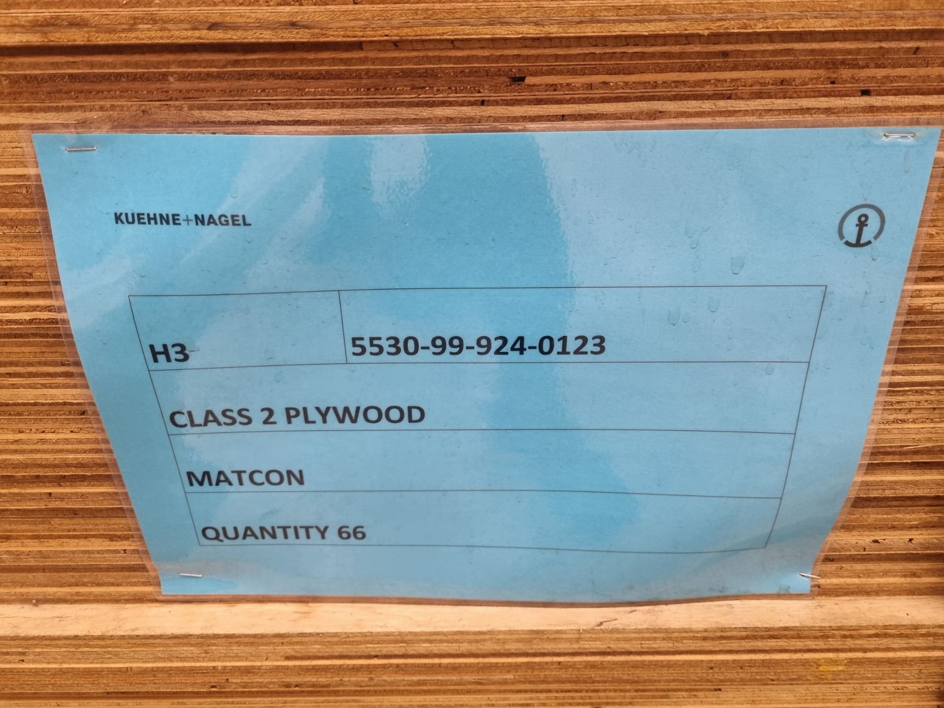 Pallet of 9mm Class 2 plywood - 8x4ft (244x122cm) - 66 sheets - Image 2 of 4