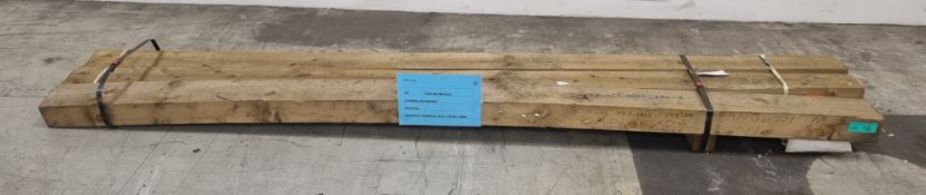 Pallet of 6"x4" (15x10cm) softwood, L300cm - 3 pcs