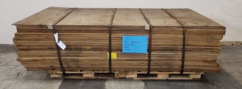 Pallet of 9mm Class 2 plywood - 8x4ft (244x122cm) - 66 sheets