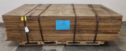 Pallet of 9mm Class 2 plywood - 8x4ft (244x122cm) - 66 sheets