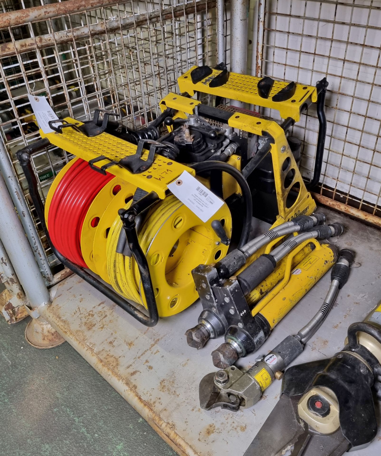 Weber-Hydraulik V 50 T-SAH20 generator rescue/RIT, cutter, spreader, nibbler, 2x rams - Image 3 of 4
