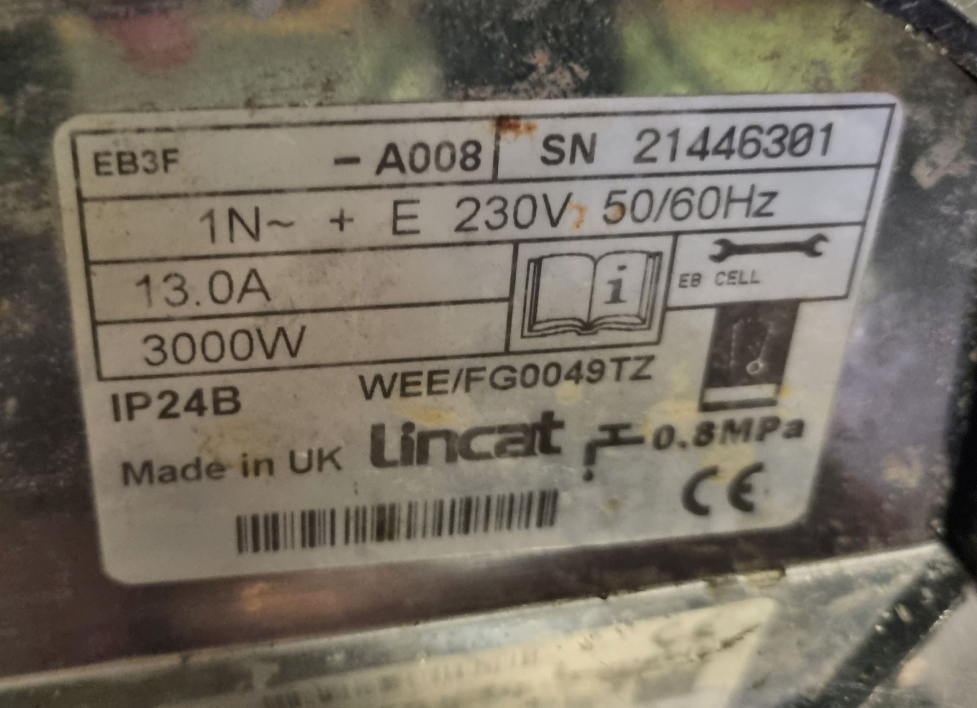 Lincat EB3F countertop, 9 litre, auto-fill water boiler with built in filter - 45x35x70cm - Image 4 of 4